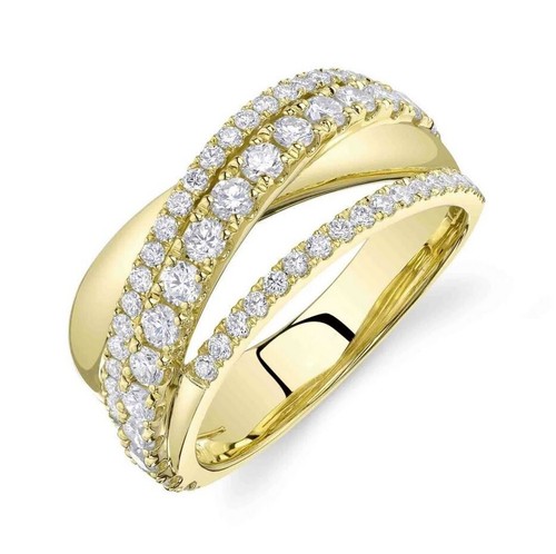 Anello incrociato oro - anello, in