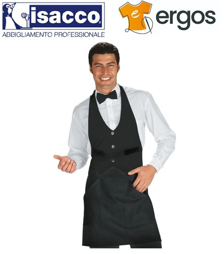 Isacco grembiule garcon nero - grembiule,