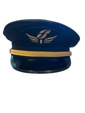 🚈 Cappello Fs Ferrovie Dello Stato Vintage Anni 80 Consorzio Liguria Taglia 58