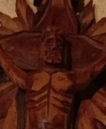 Crocifisso legno intagliato - crocifisso,