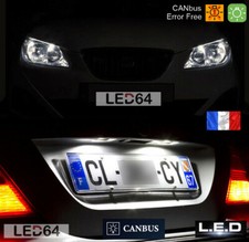 4 white LED bulbs position
