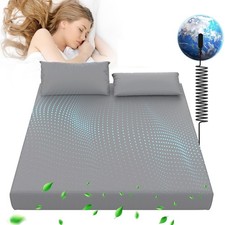Upgraded Grounding Bed Sheet - Double-Hole, Calms Nerves, Sleep-Caring,Soft