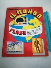 ALBUM FIGURINE LAMPO CONOSCIAMO IL MONDO FLASH COMPLETO -VEDERE FOTO BUONO STATO