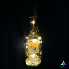 Bottiglia vino led foto