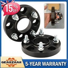 ADATTO PER FORD FIESTA MK6 MK7 ST150 20MM ALLUMINIO NERO DISTANZIALI RUOTA X2 MOZZOCENTRICO