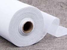Tessuto Buckram 44" bianco da