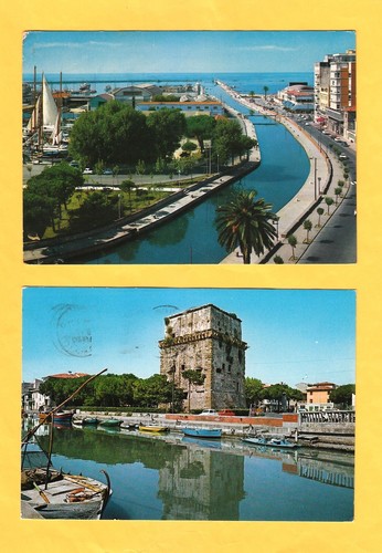 Cartolina viareggio darsena - viareggio,