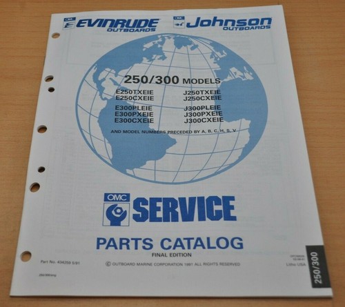 Omc evinrude 250 300 - evinrude, models