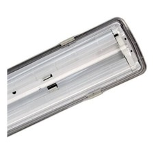 Plafoniera stagna con tubi led