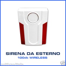 Sirena esterno wireless 868 - wireless,