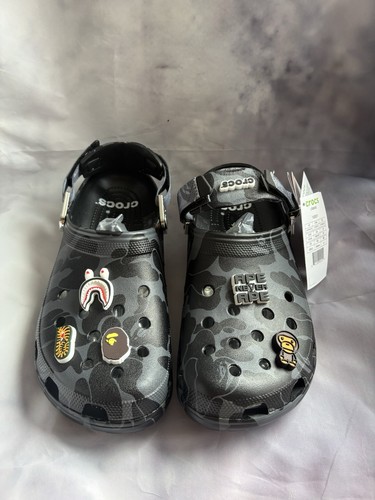 Crocs bape nero - bape,