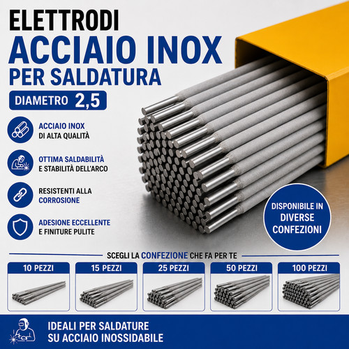 Elettrodi acciaio inox 308l - elettrodi,