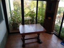 tavolo allungabile Rovere Coloniale Inglese Quattro Sedie Seduta William Morris