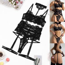 Set lingerie reggiseno collo