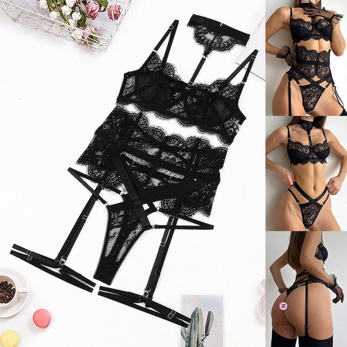 Set lingerie reggiseno collo