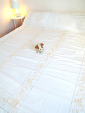 Antique  French white cotton