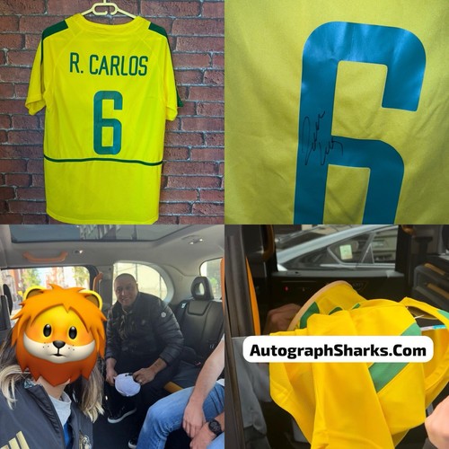 Maglia firmata roberto carlos - firmata,
