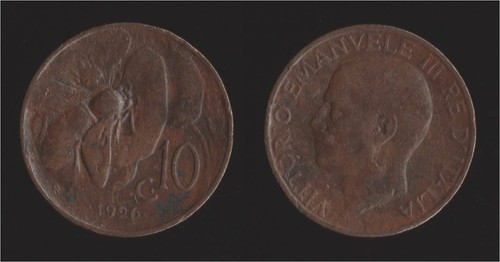 Centesimi 1926 ape - 10,