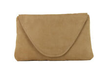 Affascinante Grande Camoscio Sintetico Frizione Borsa/Spalla Borsa Nozze da