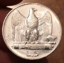 5 Lire 1930 Aquilino, Vittorio