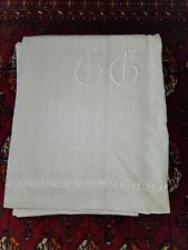 Lenzuola antiche ricamate a mano