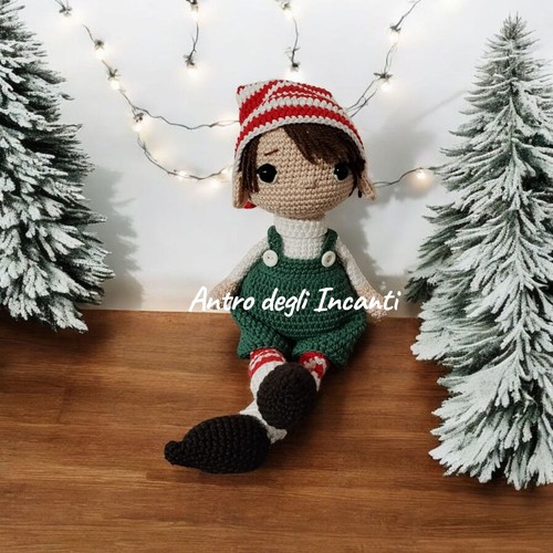 Elfo amigurumi bambola - amigurumi,,