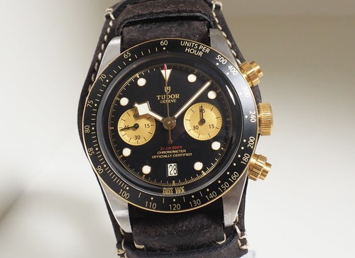 Tudor black bay chronograph - black,