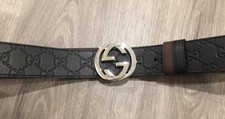 Cintura Gucci reversibile GG