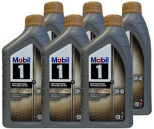 6 LITRI - OLIO MOTORE MOBIL 1 FS 0W40, ACEA A3/B4