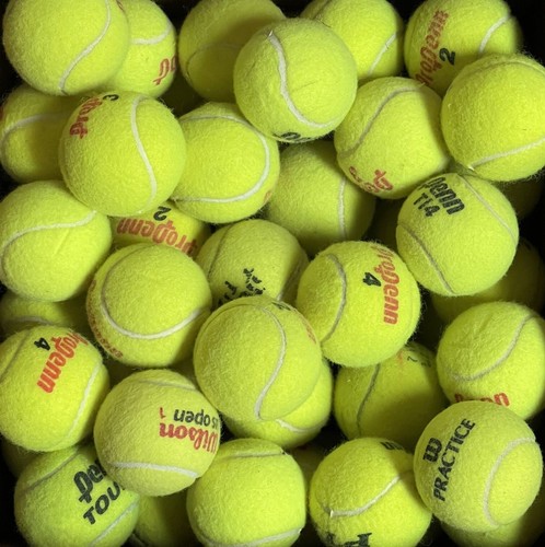 100 palline tennis usate - palline,