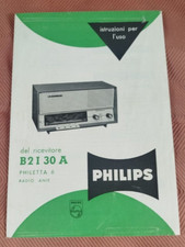 PHILIPS B 2 I 30 A PHILETTA 6 MANUALE ISTRUZIONI USO RADIO ANIE