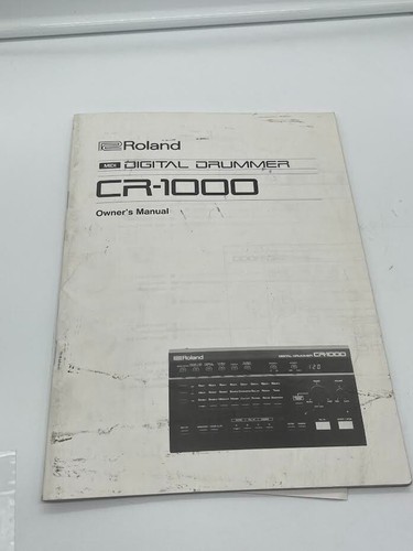 Roland 1000 midi manuale - cr-1000,