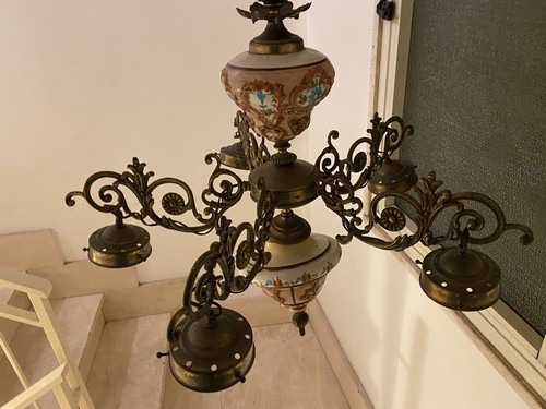 Lampadario bronzo - lampadario, e