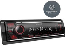 Autoradio Kenwood KMMBT408DAB- Bluetooth DAB+ con Antenna - USB AUX 1 DIN