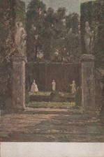 CARTOLINA  ARTE PITTURA EMMA CIARDI IL GIARDINO DELLE MASCHERE NON VIAGGIATA