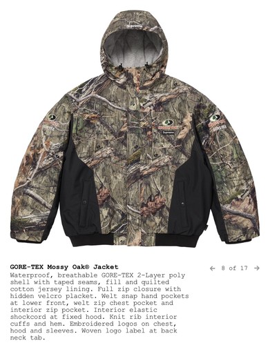 Giacca supreme mossy oak - supreme,