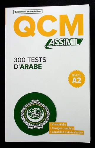 Qcm assimil 300 tests arabe - tests, d'arabe