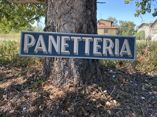 Insegna pubblicitaria ferro - pubblicitaria, in