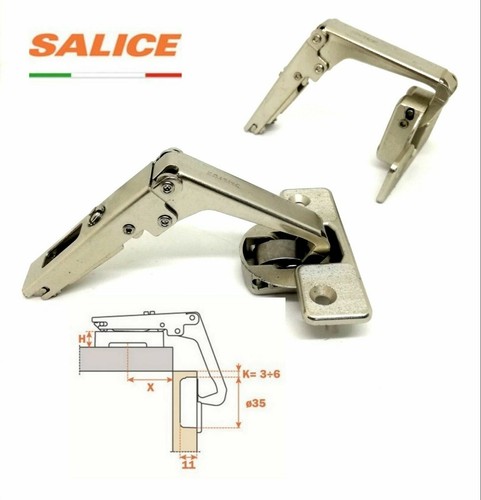 Cerniera salice angolare - salice,