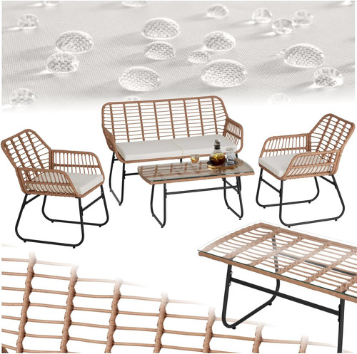 Salottino rattan da 4 - ®,