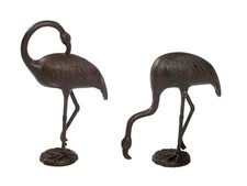 Coppia Flamingo scultura