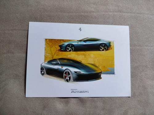 Cartolina postcard ferrari - cartolina/postcard,