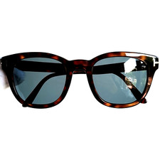occhiali da sole TOM FORD TF676 Eugenio square sunglasses brown silver vintage