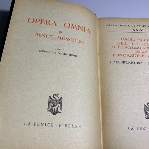 Opera omnia benito - opera, di