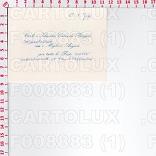 F8883 BIGLIETTO AUTOGRAFO