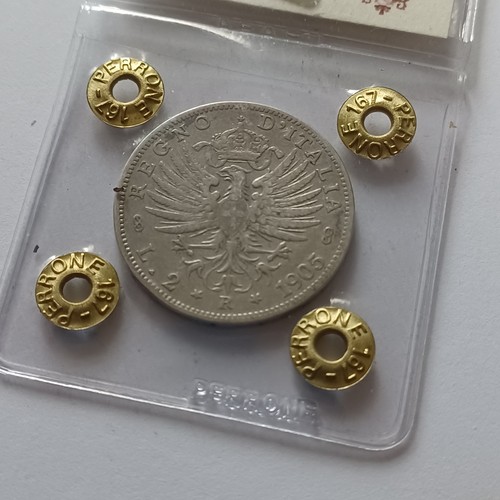 Silver coin lire aquila - coin, 2