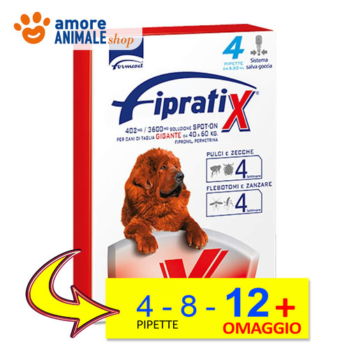 Fipratix per cane 60 kg - per,