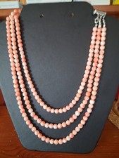 Collana Corallo Rosa Narurale