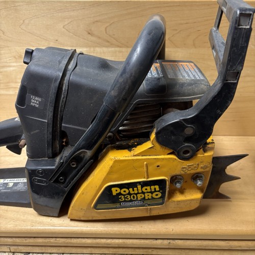 Poulan pro 330 chainsaw runs - poulan,