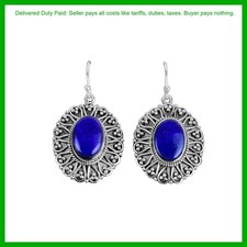 Sterling Silver Natural Lapis